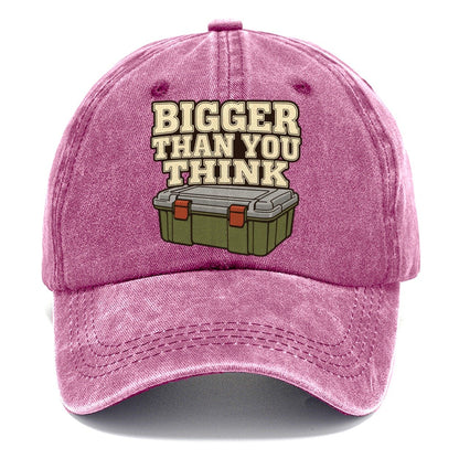 Bigger Than You Think Geocaching Classic Cap – Dusty Rose