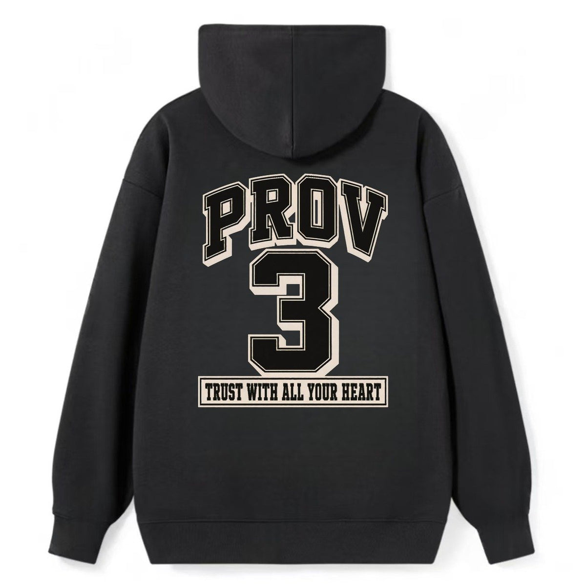 Proverbs 3 Varsity Chapel Varsity Classic Pullover Hoodie – Black