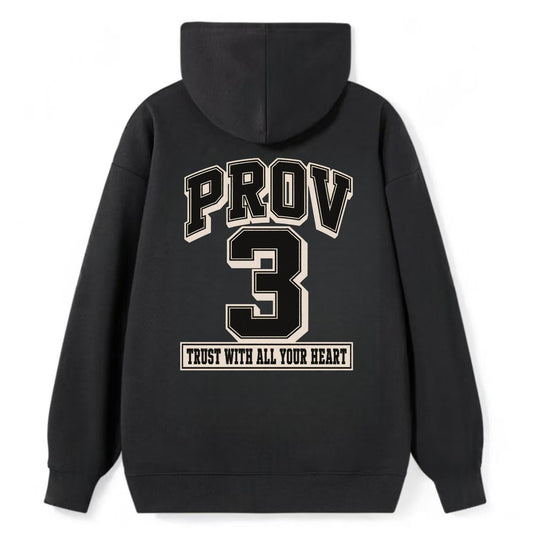 Proverbs 3 Varsity Chapel Varsity Classic Pullover Hoodie – Black