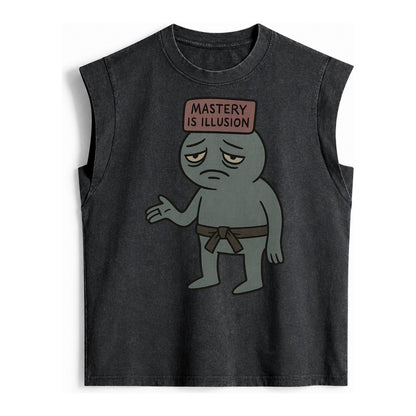 Black Pug Charming Companion Vintage Washed Tank – Black
