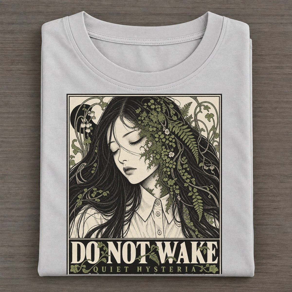 Do Not Wake Quiet Hysteria Classic T-shirt – Grey