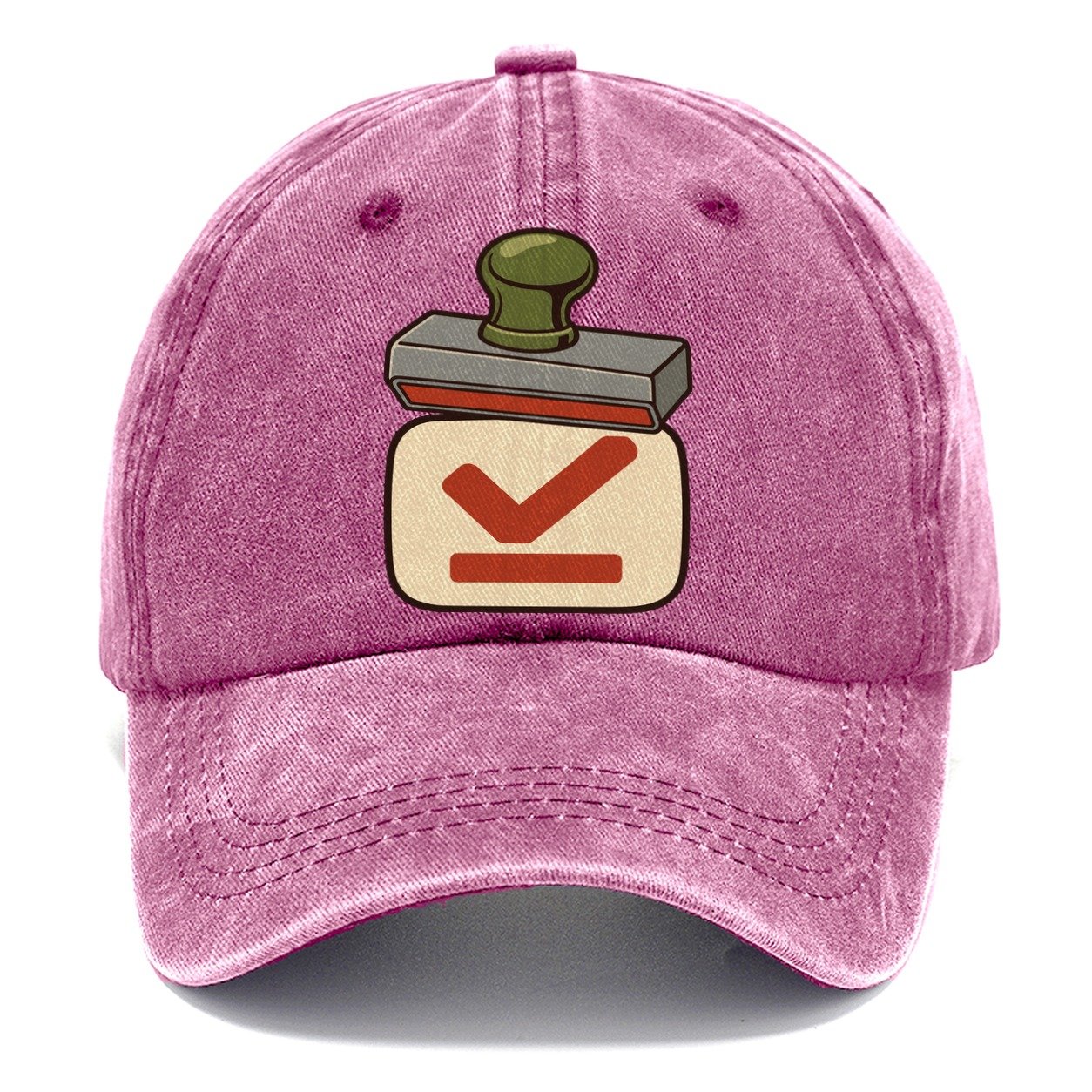 Stamp And Impression Geocaching Classic Cap – Dusty Rose