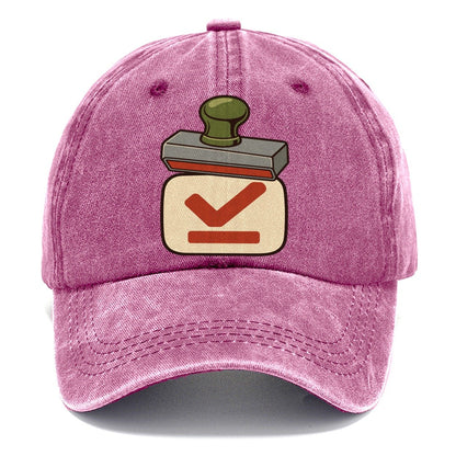 Stamp And Impression Geocaching Classic Cap – Dusty Rose