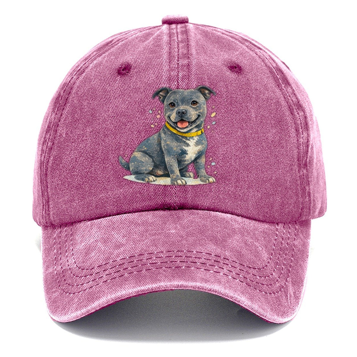 Staffordshire Bull Terrier Opposite Classic Cap – Dusty Rose