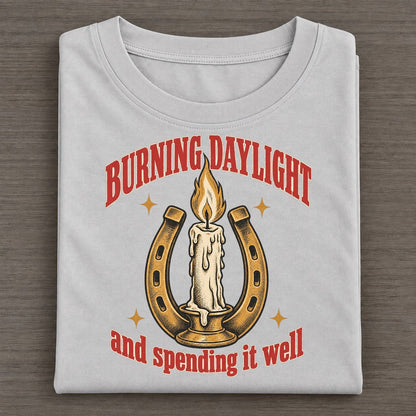And Spending It Well Unhinged Affirmations Classic T-shirt – Grey