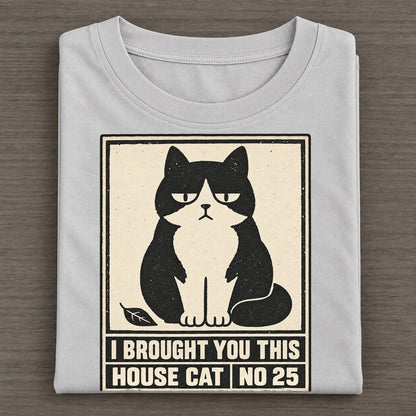 I Brought You This Neko Says No Classic T-shirt – Grey