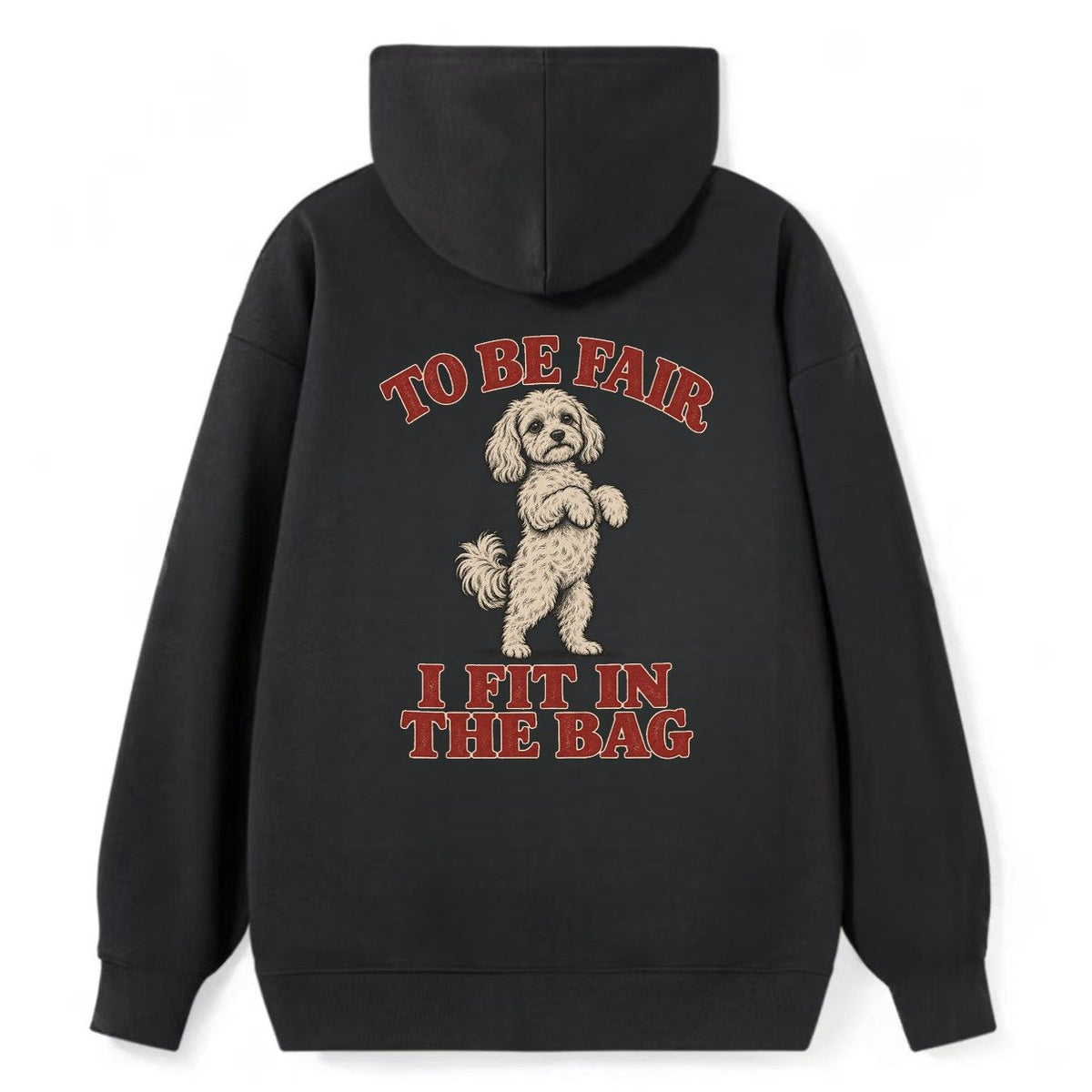 Maltipoo Dog Declarations Classic Pullover Hoodie – Black