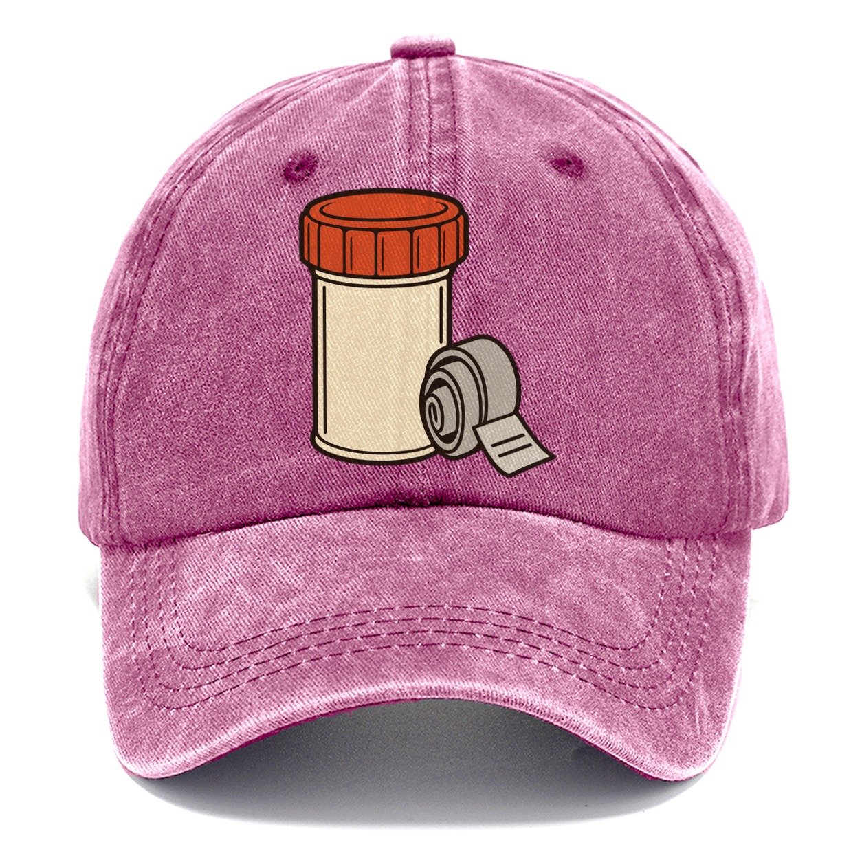 Micro Tube And Log Roll Geocaching Classic Cap – Dusty Rose