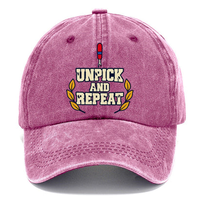 Unpick And Repeat Sewing And Quilting Classic Cap – Dusty Rose