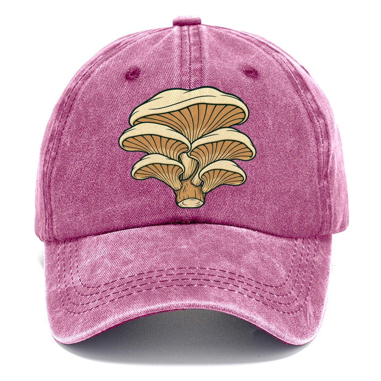 Oyster Shelf Bracket Foraging And Mycology Classic Cap – Dusty Rose