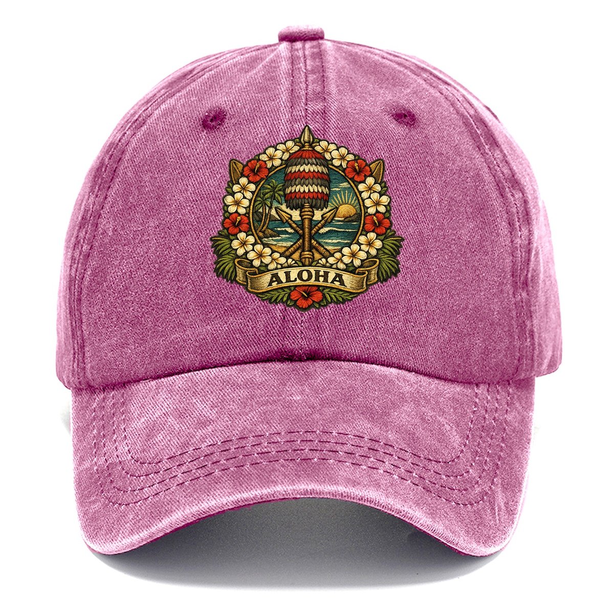 Hawaii Heritage Classic Cap – Dusty Rose