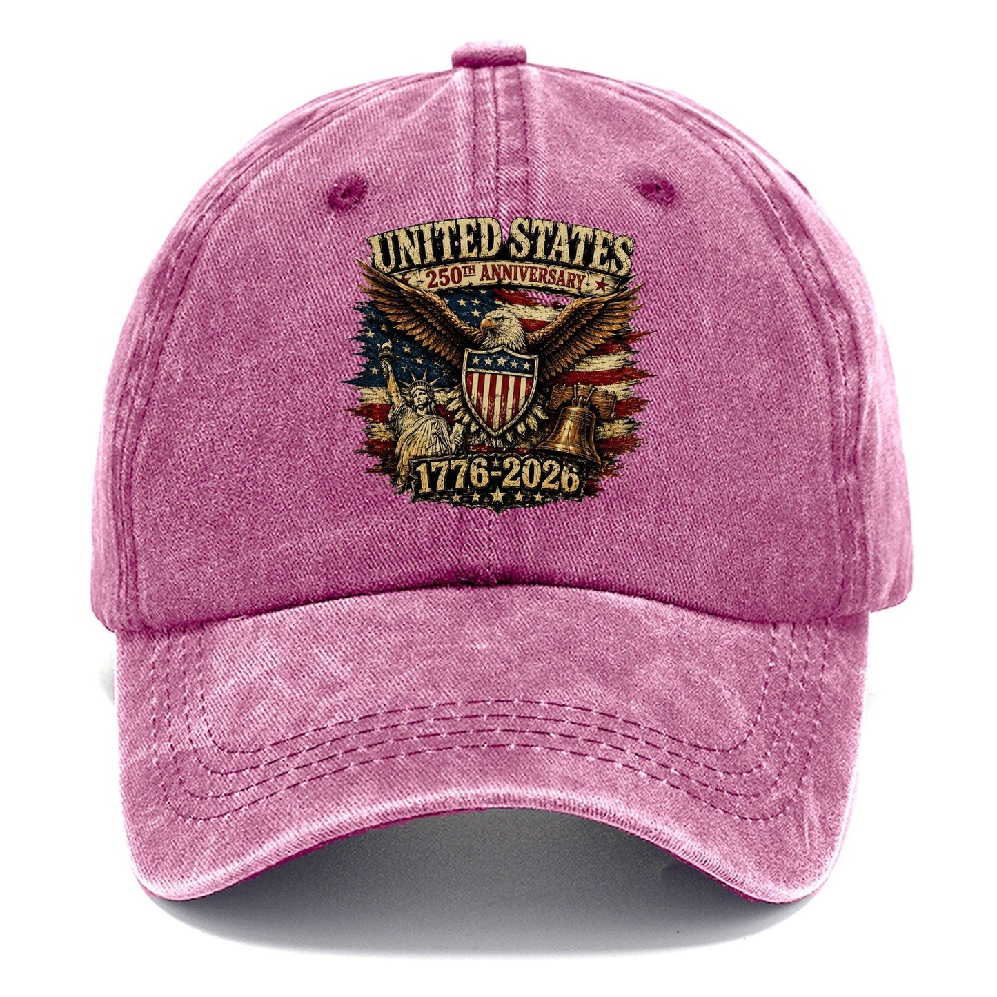Us 250Th Emblem Classic Cap – Dusty Rose
