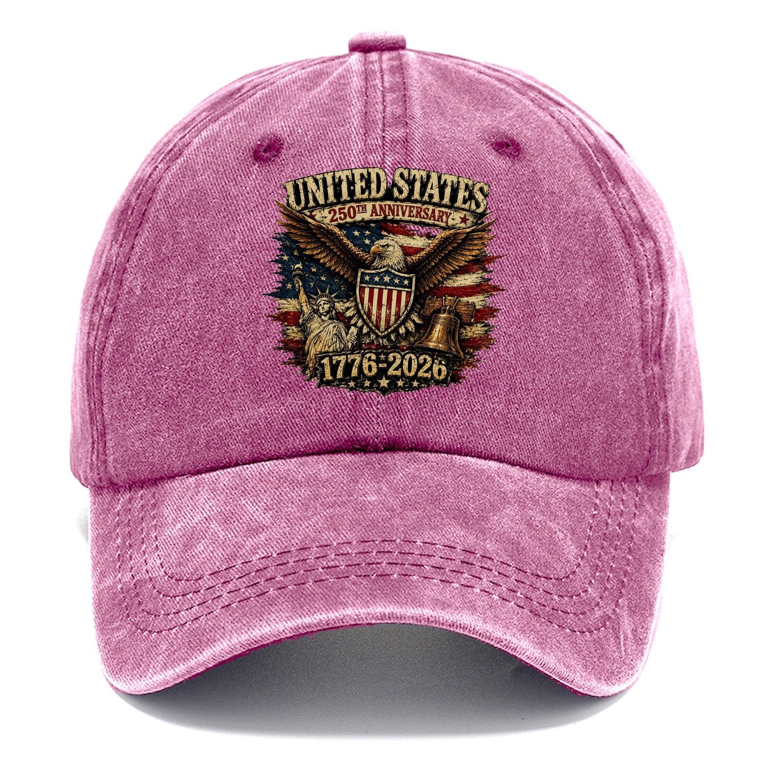Us 250Th Emblem Classic Cap – Dusty Rose