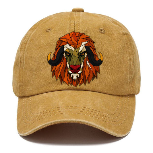 Musk Ox Frontal Portrait Classic Cap – Golden Harvest