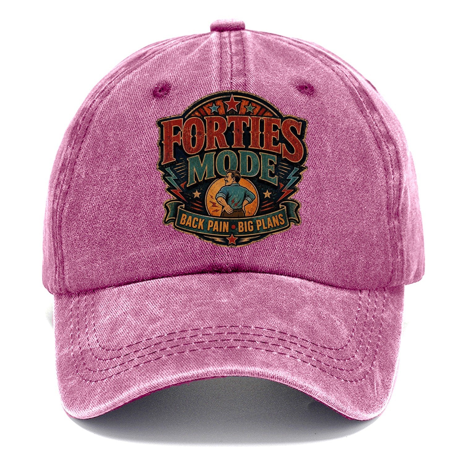 Forties Mode Back Pain Big Plans Classic Cap – Dusty Rose