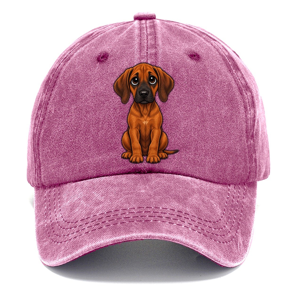 Rhodesian Ridgeback Sitting Sweetheart Classic Cap – Dusty Rose