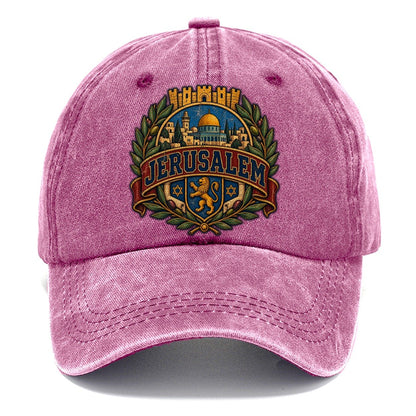 Collegiate Jerusalem Crest Jerusalem Classic Cap – Dusty Rose