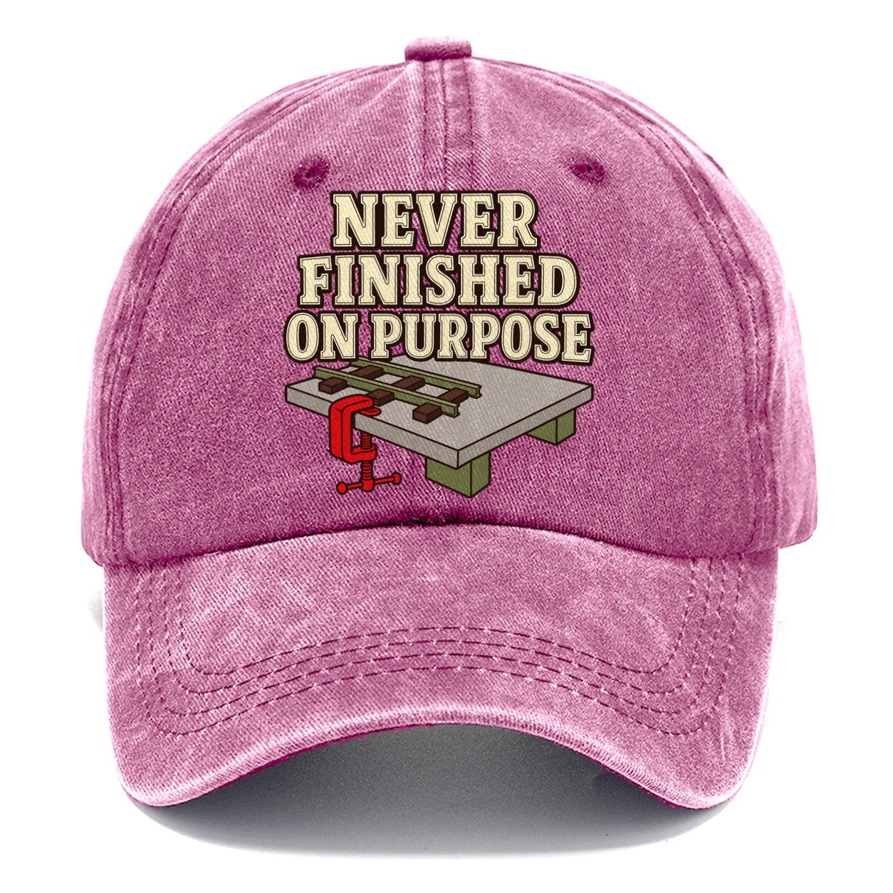 Never Finished On Purpose Model Railways Classic Cap – Dusty Rose