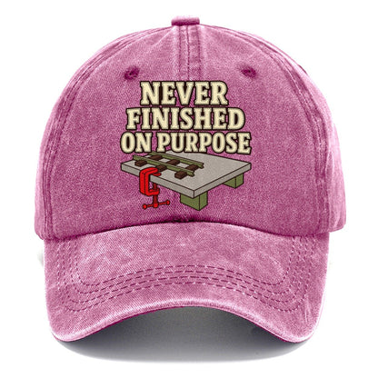 Never Finished On Purpose Model Railways Classic Cap – Dusty Rose