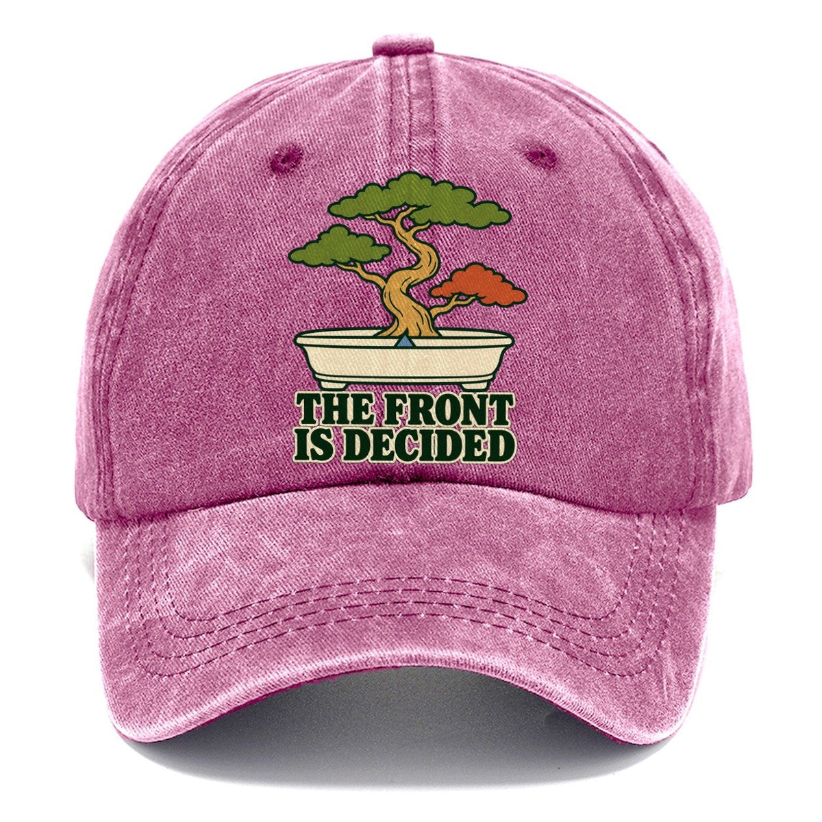 The Front Is Decided Bonsai Classic Cap – Dusty Rose