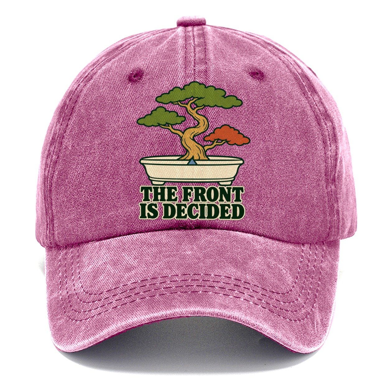 The Front Is Decided Bonsai Classic Cap – Dusty Rose