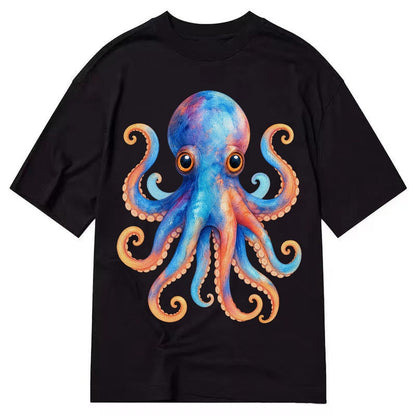 Octopus Cute Classic T-shirt – Black