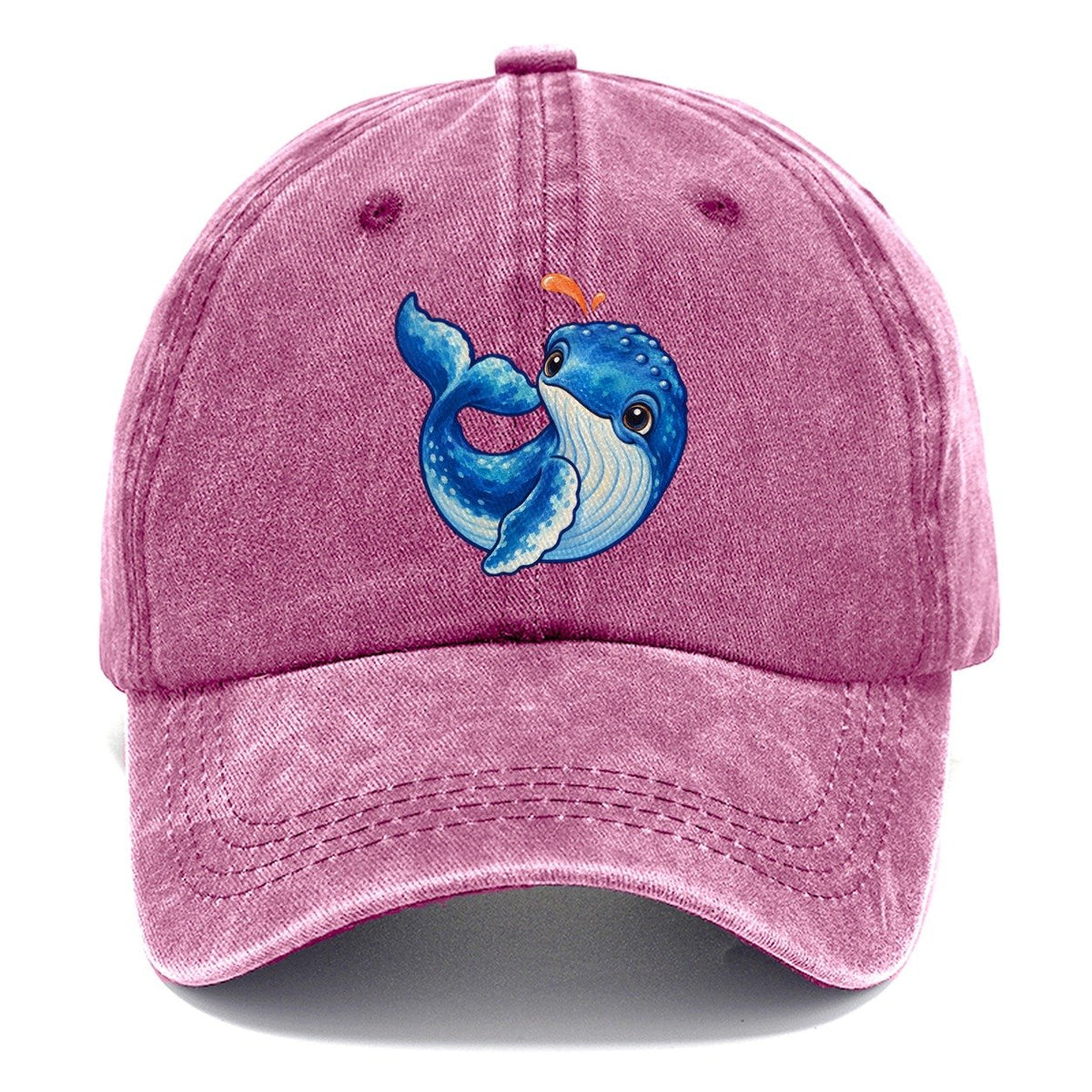 Humpback Whale Tail Curl Sea Sprite Classic Cap – Dusty Rose