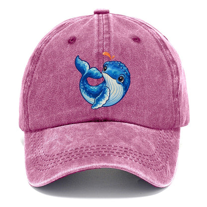 Humpback Whale Tail Curl Sea Sprite Classic Cap – Dusty Rose