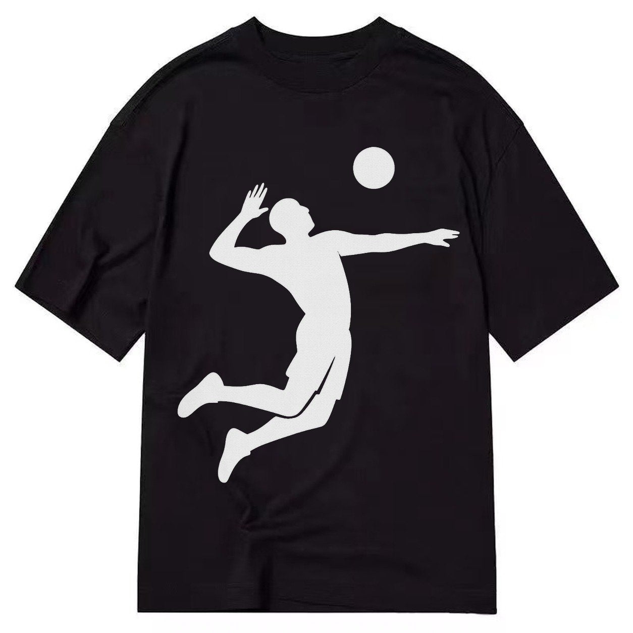 Volleyball Spike Classic T-shirt – Black