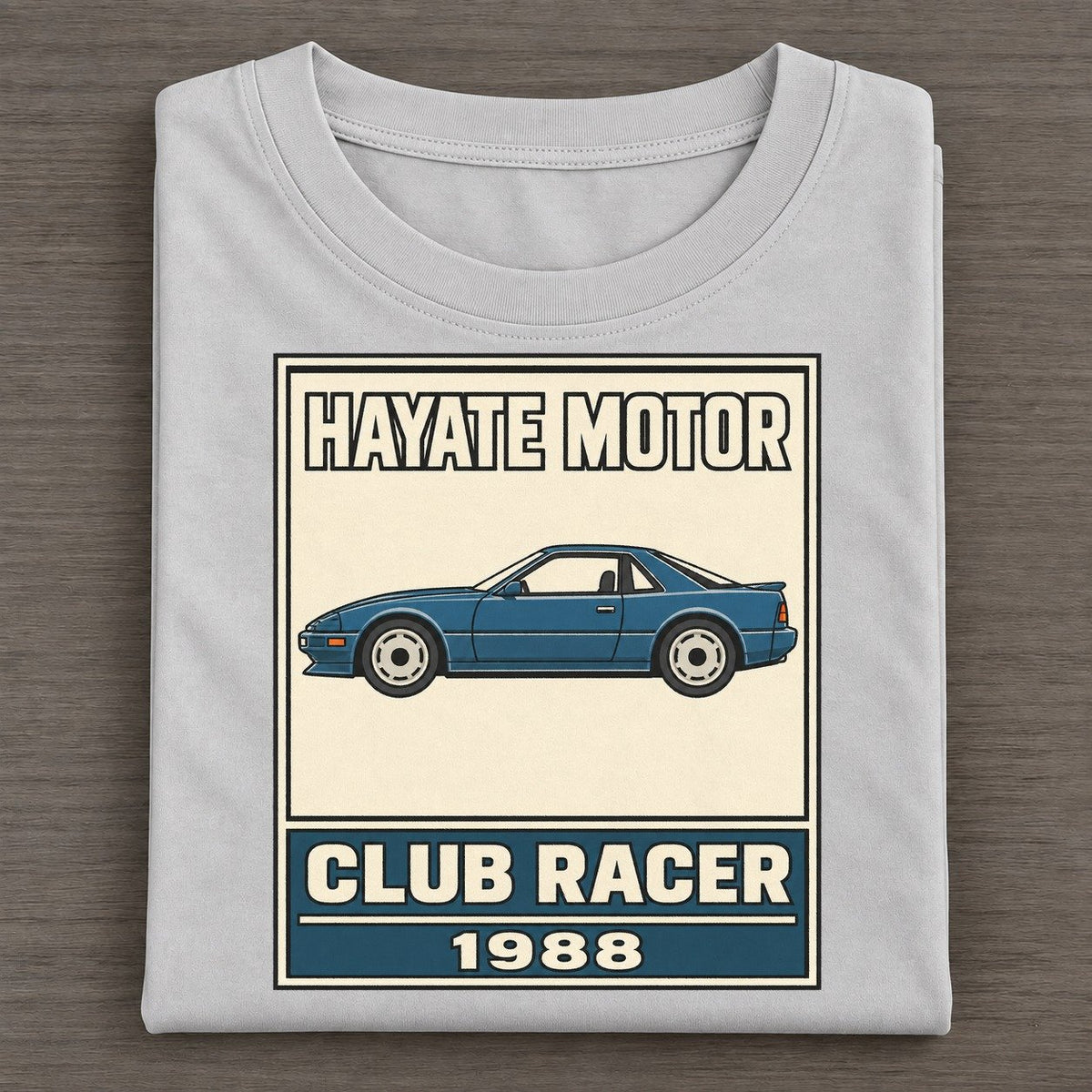 Hayabusa Club Racer Showa Speed Plates Classic T-shirt – Grey