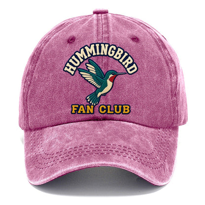 Hummingbird Fan Club Classic Cap – Dusty Rose