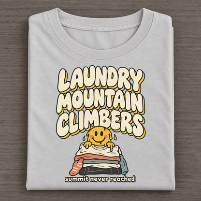 Laundry Mountain Running On Fumes Club Classic T-shirt – Grey