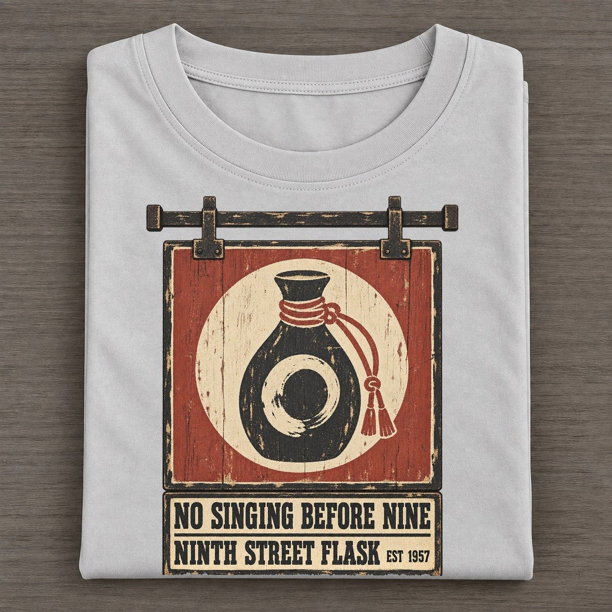 Ninth Street Flask Izakaya Rules Classic T-shirt – Grey