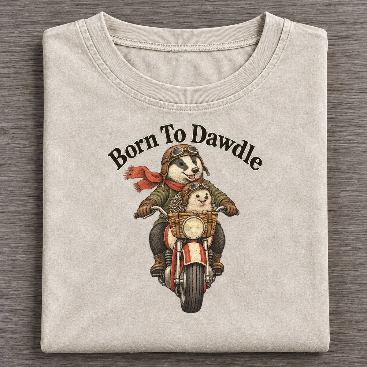 Born To Dawdle Kerfuffle Club Vintage T-shirt – Off White