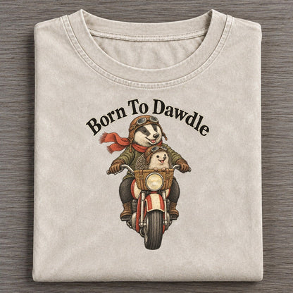 Born To Dawdle Kerfuffle Club Vintage T-shirt – Off White