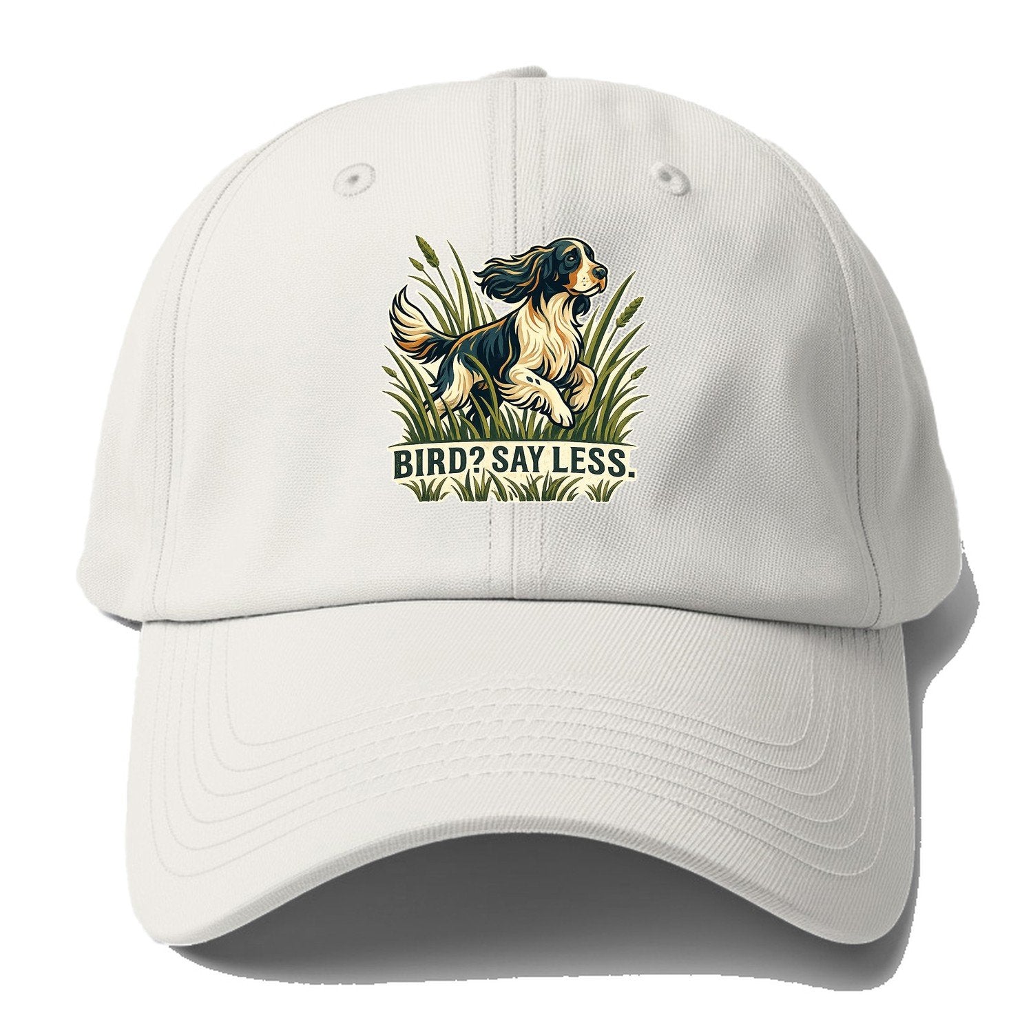 Bird Say Less Baseball Cap – Off White