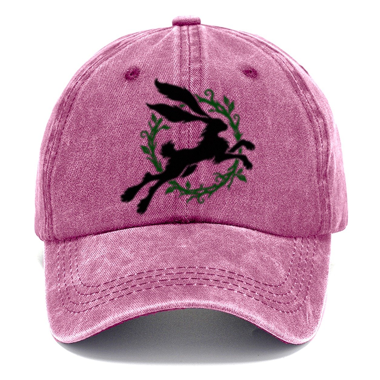 Celtic Hare Familiar Witch Magic Classic Cap – Dusty Rose