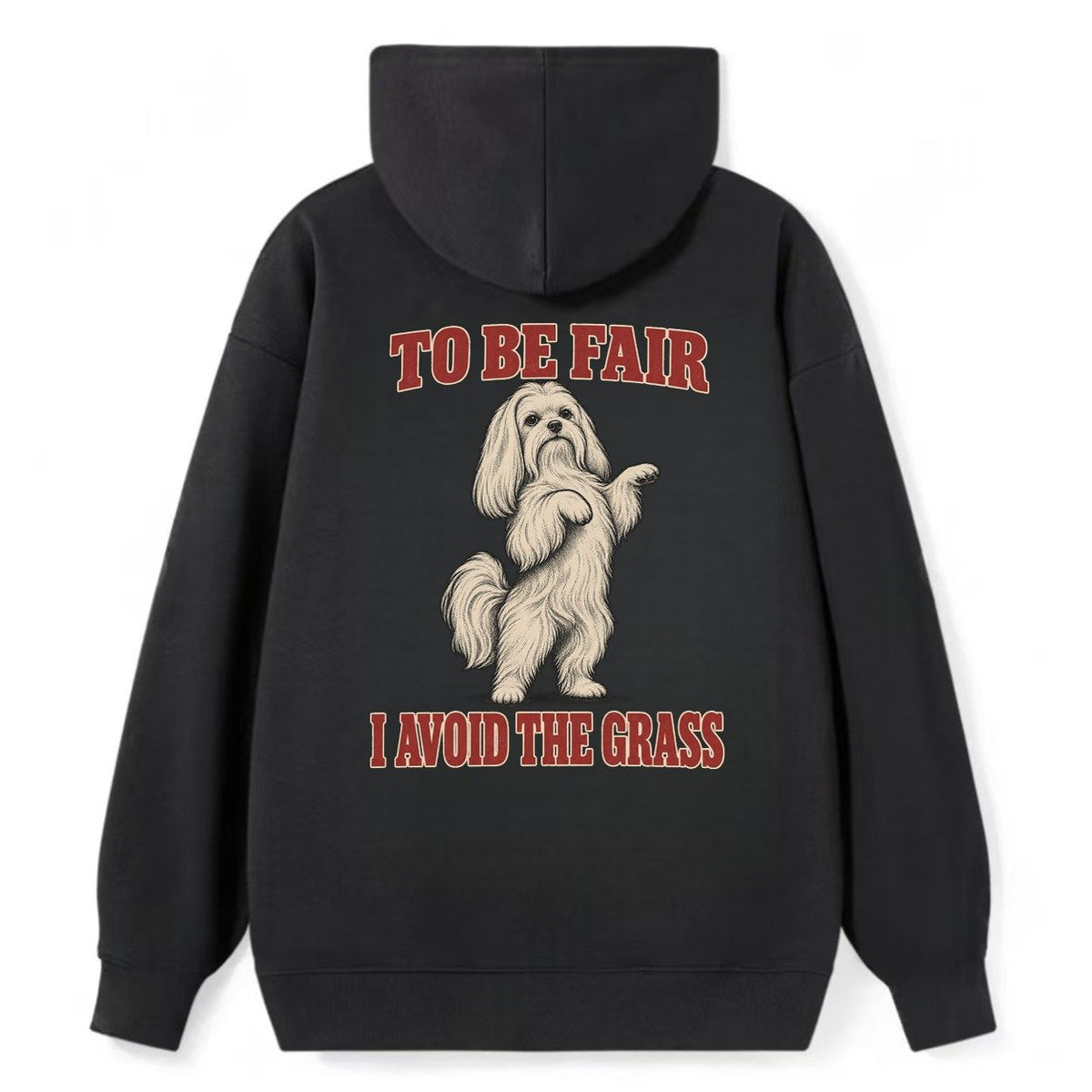 Maltese Dog Declarations Classic Pullover Hoodie – Black