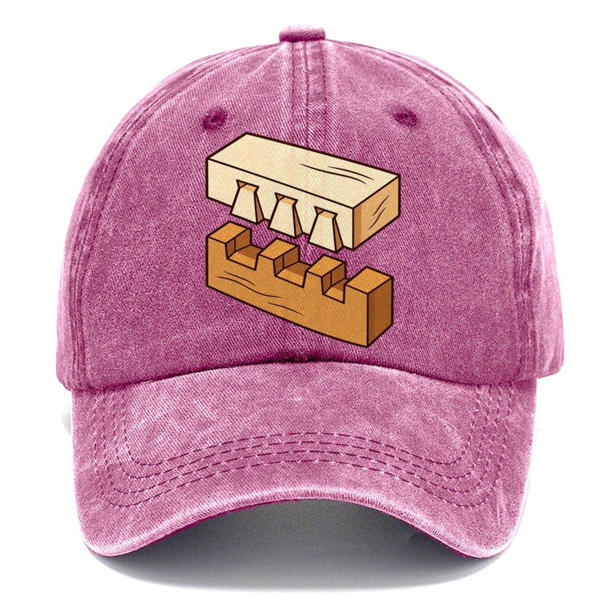 Dovetail Joint Study Woodworking Classic Cap – Dusty Rose
