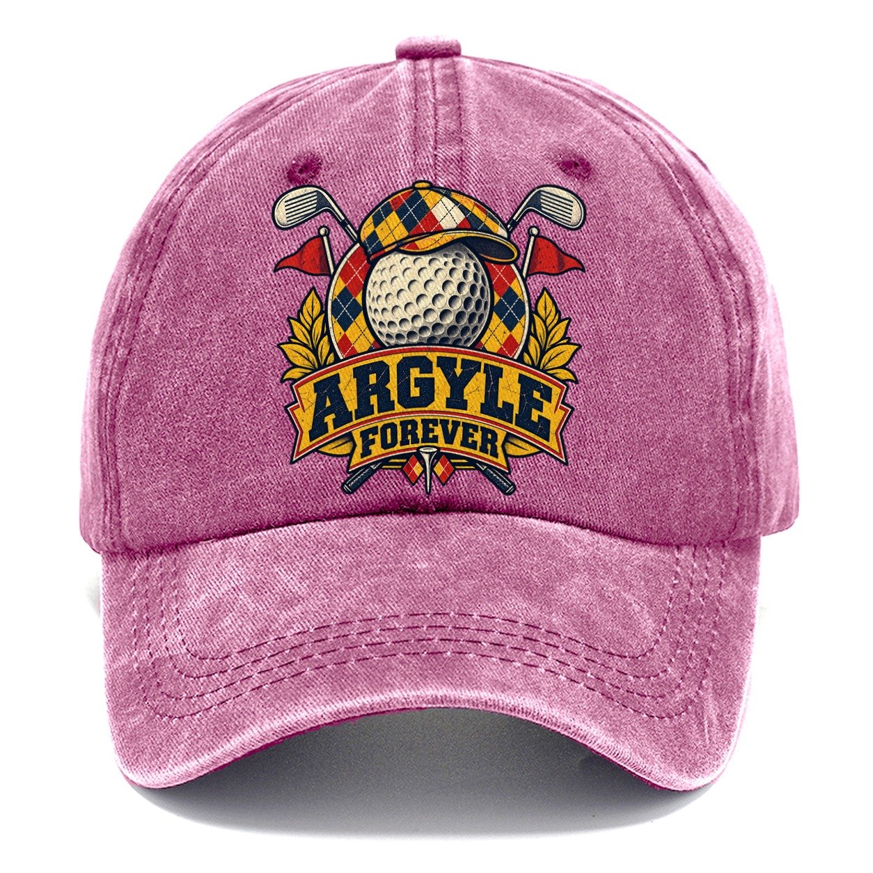 Argyle Forever Golf Life Classic Cap – Dusty Rose