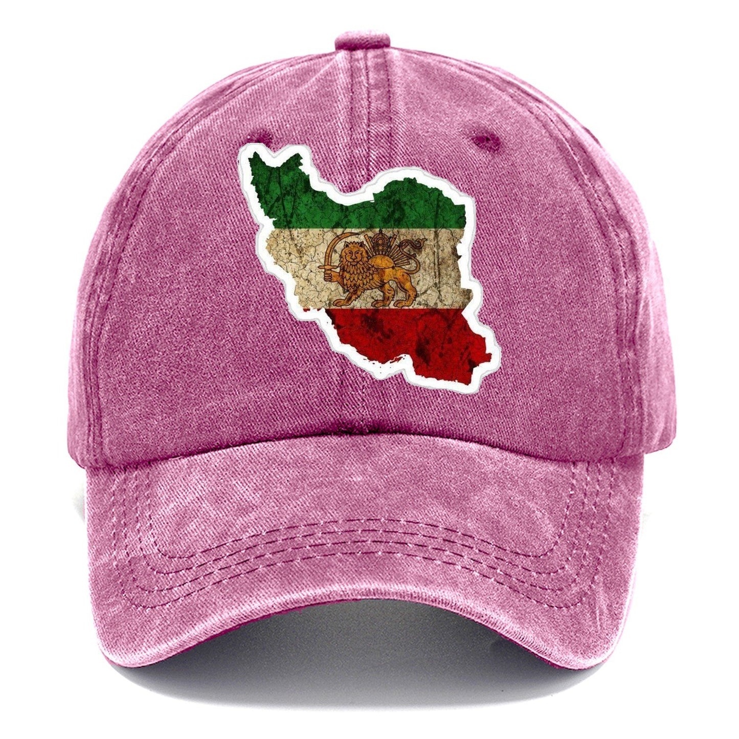 Iran Map Sticker Classic Cap – Dusty Rose