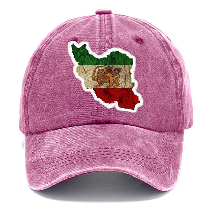 Iran Map Sticker Classic Cap – Dusty Rose