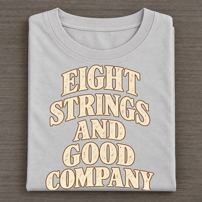 Eight Strings And Good Company Pastimes Companions Classic T-shirt – Grey