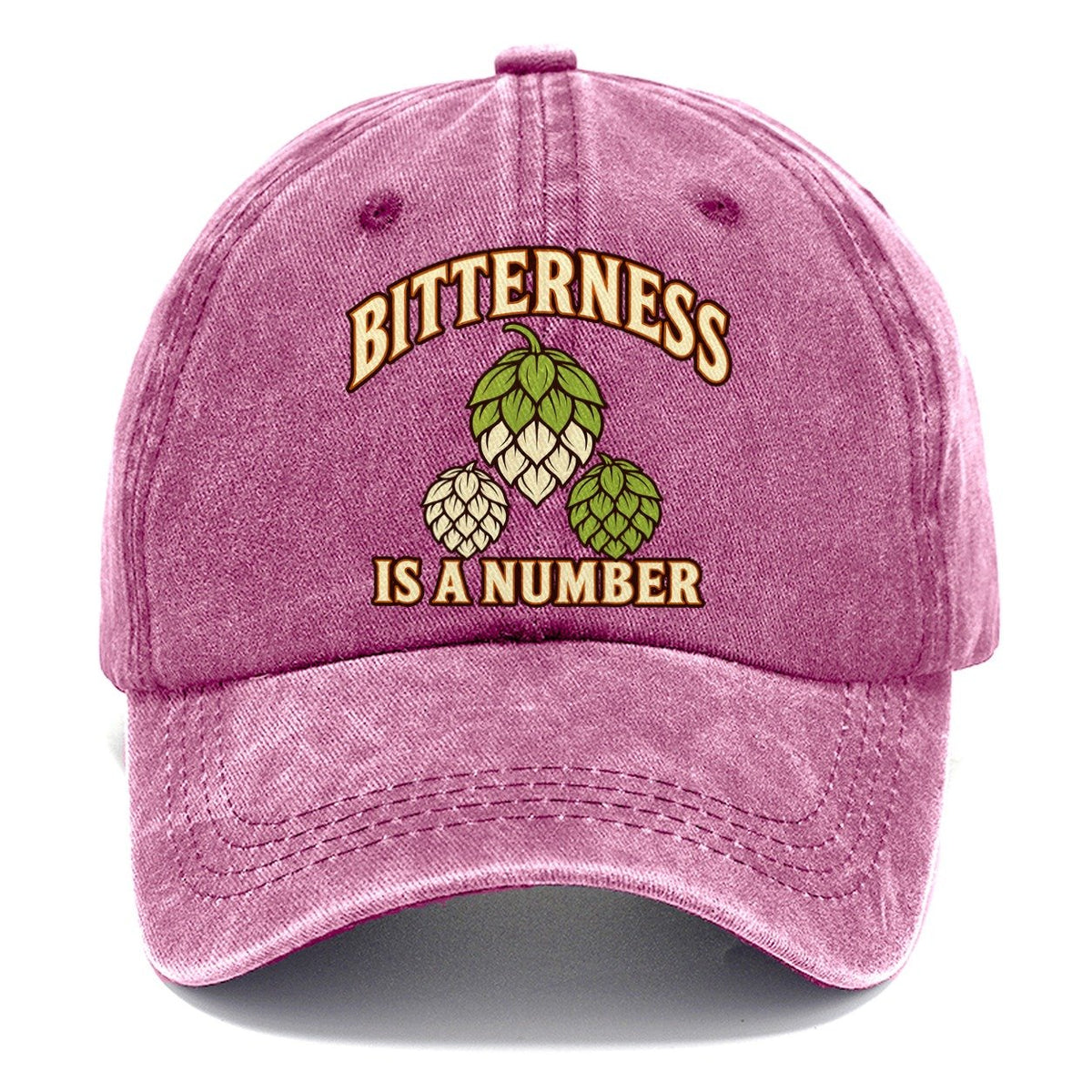Bitterness Is A Number Homebrewing Classic Cap – Dusty Rose