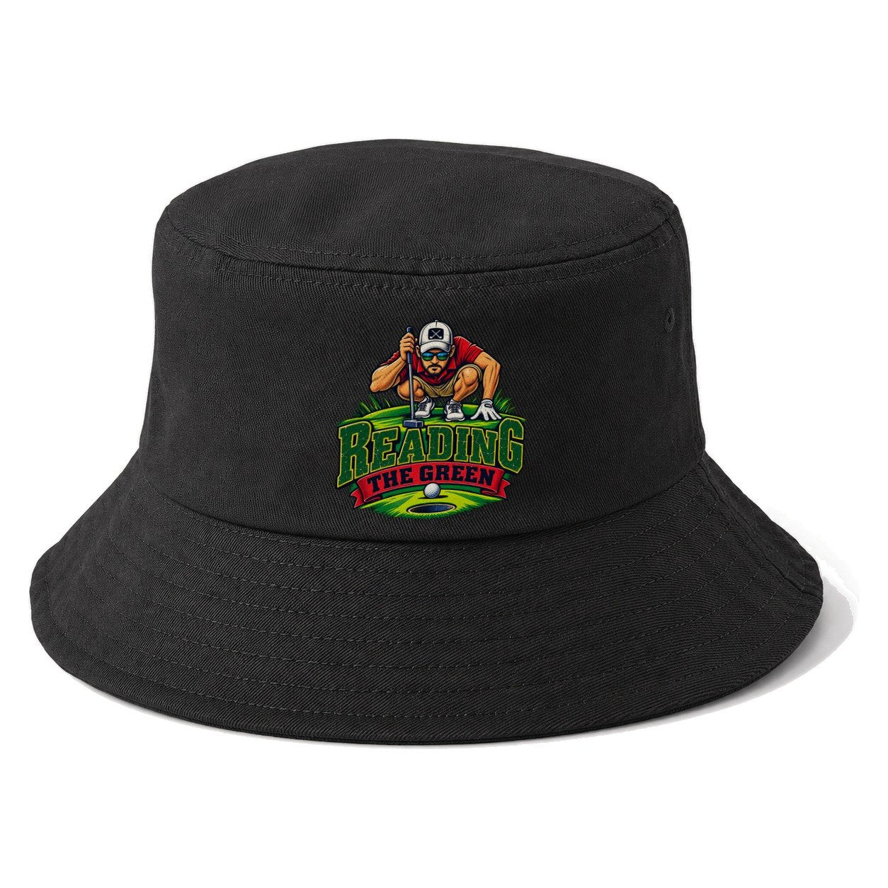Reading The Green Golf Life Bucket Hat – Black