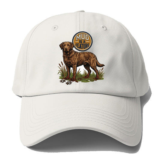 Mud Is A Feature Baseball Cap – Off White