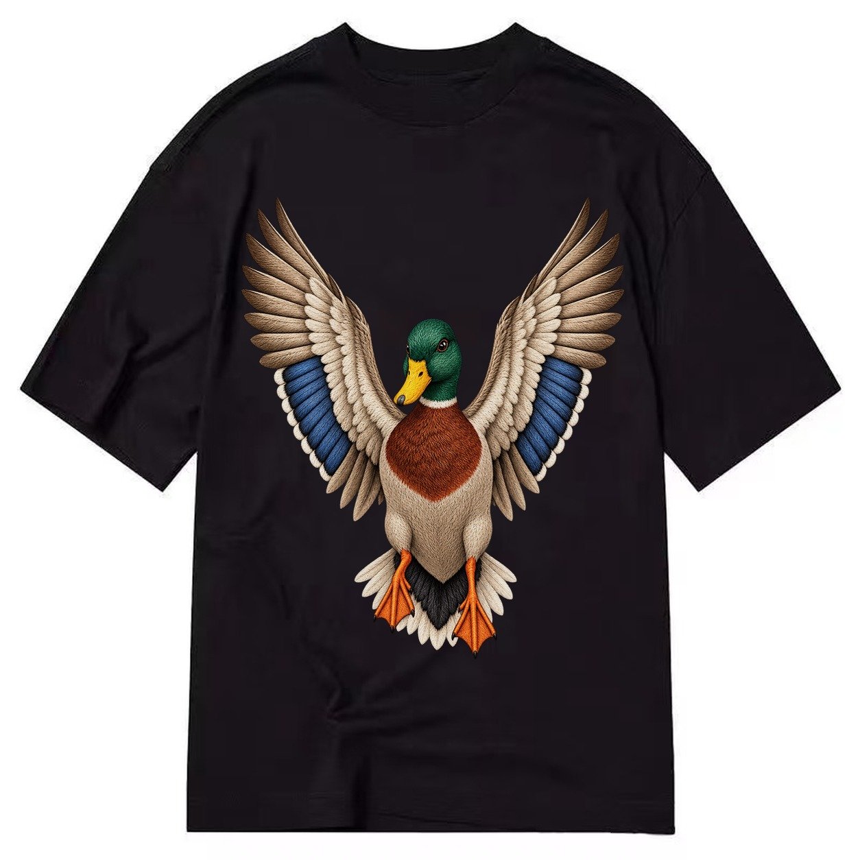 Mallard Majesty Classic T-shirt – Black