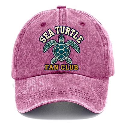 Sea Turtle Fan Club Classic Cap – Dusty Rose