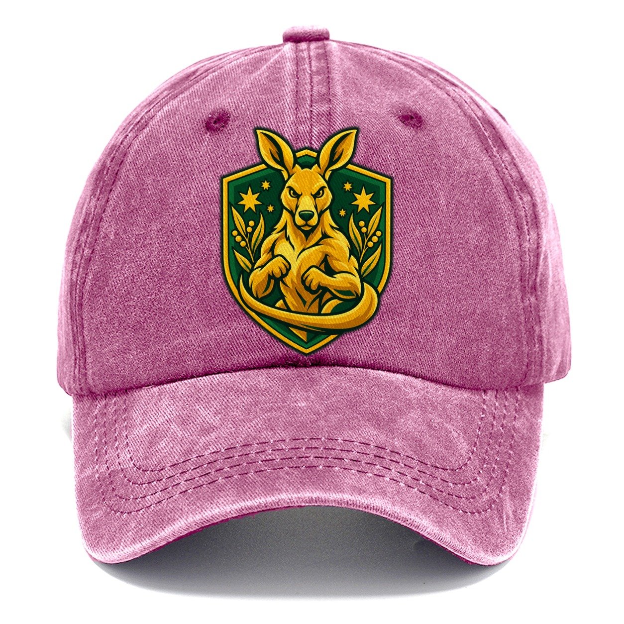 Australia Minimal Emblem Country Logos Classic Cap – Dusty Rose