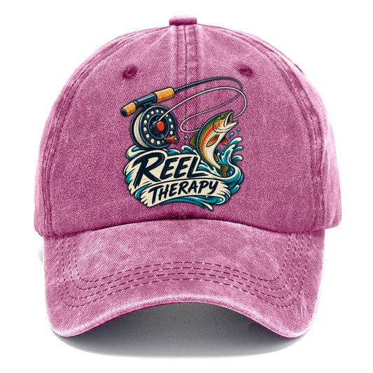 Reel Therapy Fishing Elegant Classic Cap – Dusty Rose